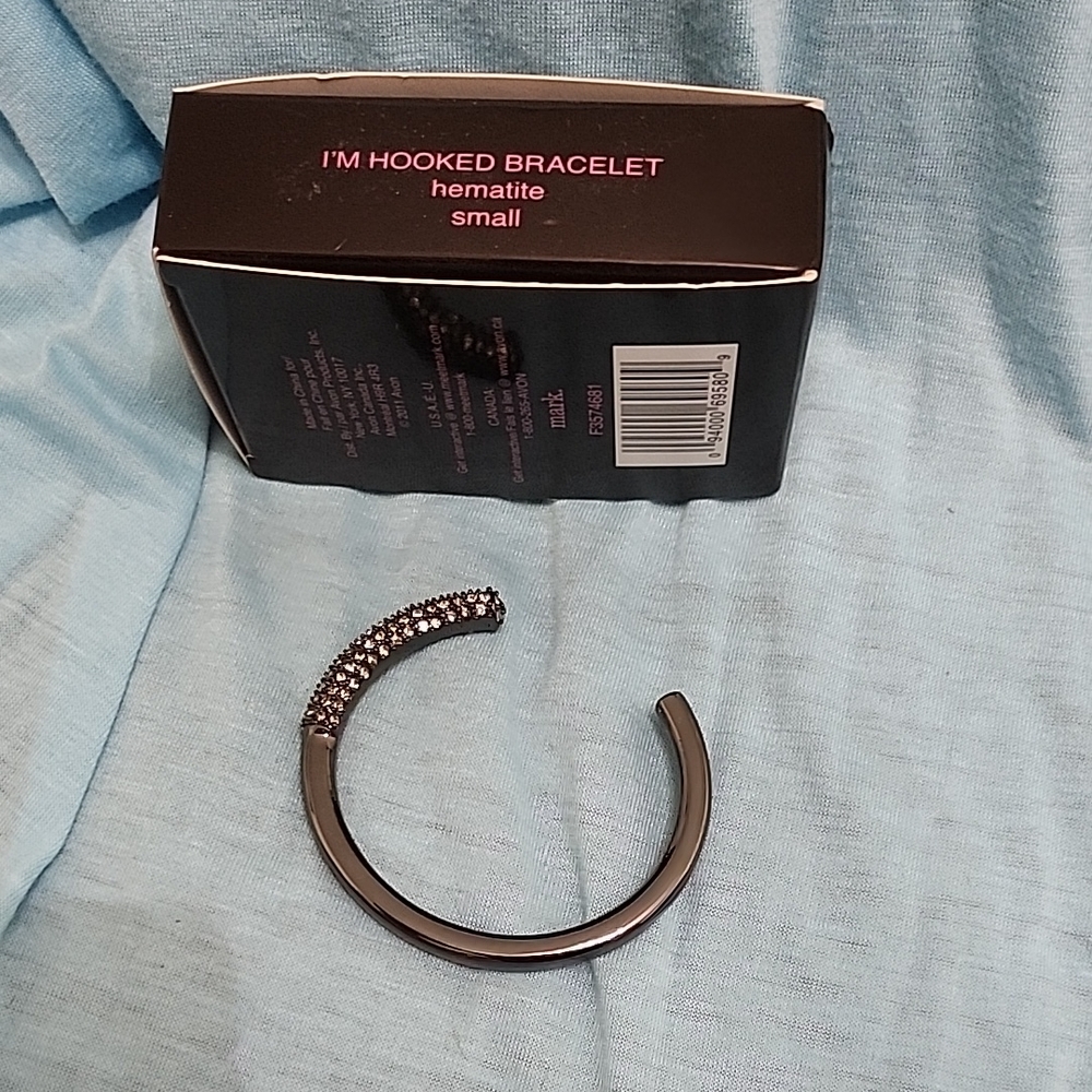 mark. Hematite I'm Hooked Bracelet